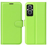 Oppo Reno8 Lite 5G      Pu Wallet Case    [Green]