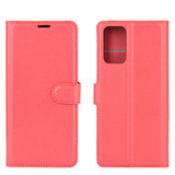 Galaxy Note 20      Pu Wallet Case    [Red]
