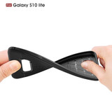 Samsung Galaxy S10E      Leather Texture Case    Red