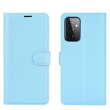 Galaxy A72      Pu Wallet Case    [Lightblue]