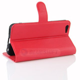 Oppo A39/A57      Pu Wallet Case    [Red]