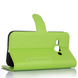 Galaxy J1 2016      Pu Wallet Case    [Green]