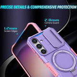 Samsung Galaxy S24      Magsafe Sliding Cover Case    Purple