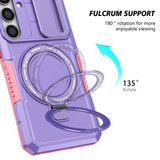 Samsung Galaxy S24      Magsafe Sliding Cover Case    Purple