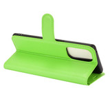 Oppo Find X3 Lite      Pu Wallet Case    [Green]