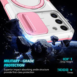 Samsung Galaxy S22+      Magsafe Sliding Cover Case    PinkWhite