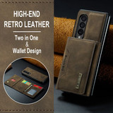 Samsung Galaxy Z Fold4 5G      Magnetic Wallet    Coffee