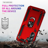 Samsung Galaxy A55 5G      Military Armour Ring Case    Red