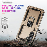 Samsung Galaxy A35 5G      Military Armour Ring Case    Gold