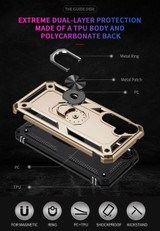 Samsung Galaxy A35 5G      Military Armour Ring Case    Gold