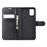 Galaxy A51      Pu Wallet Case    [Black]