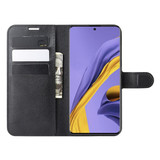 Galaxy A51      Pu Wallet Case    [Black]