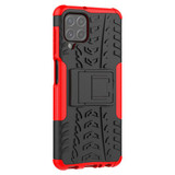 Samsung Galaxy A22 4G      Heavy Duty Case    Red