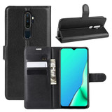 Oppo A5 2020/A9 2020      Pu Wallet Case    [Black]