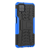 Samsung Galaxy A12      Heavy Duty Case    Blue