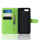 Oppo Ax5S      Pu Wallet Case    [Green]