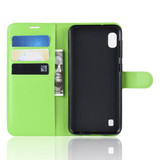 Galaxy A10      Pu Wallet Case    [Green]