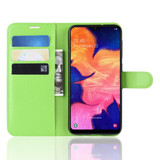 Galaxy A10      Pu Wallet Case    [Green]