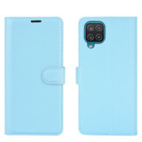 Galaxy A12      Pu Wallet Case    [Lightblue]
