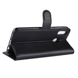 Galaxy A20/A30      Pu Wallet Case    [Black]