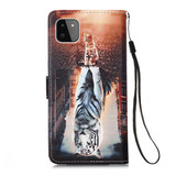 Samsung Galaxy A22 5G      Designer PU Case      Cat&Tiger