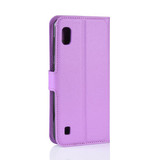 Galaxy A10      Pu Wallet Case    [Purple]