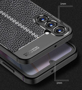 Samsung Galaxy A55 5G      Leather Texture Case    Navy