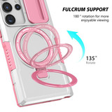 Samsung Galaxy S23 Ultra      Magsafe Sliding Cover Case    PinkWhite