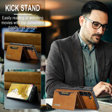 Samsung Galaxy S23+      Magnetic Wallet    Brown