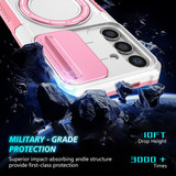 Samsung Galaxy S24      Magsafe Sliding Cover Case    PinkWhite