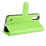 Galaxy A01      Pu Wallet Case    [Green]