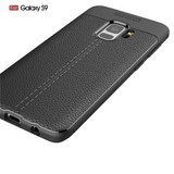 Samsung Galaxy S9      Leather Texture Case    Navy