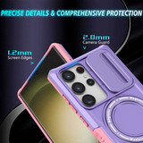 Samsung Galaxy S23 Ultra      Magsafe Sliding Cover Case    Purple