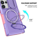 Samsung Galaxy S23 Ultra      Magsafe Sliding Cover Case    Purple