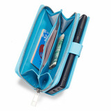 Samsung Galaxy S21 Plus      Zipper Wallet Case    LightBlue