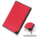 Lenovo Tab M10 (3rd Gen) TB328 Tri-Fold PU Case Red