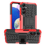 Samsung Galaxy A35 5G      Heavy Duty Case    Red