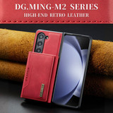 Samsung Galaxy Z Fold5 5G      Magnetic Wallet    Red