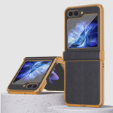 Samsung Galaxy Z Flip5 5G      Electroplasting PU Case    Black