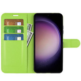 Galaxy S23 Fe      Pu Wallet Case    [Green]