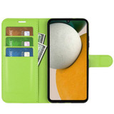Galaxy A35 5G      Pu Wallet Case    [Green]