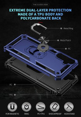 Samsung Galaxy A05s      Military Armour Ring Case    Navy