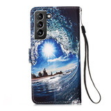 Samsung Galaxy S21 Plus      Designer PU Case      SeaWave