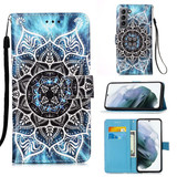 Samsung Galaxy S21      Designer PU Case      Mandala