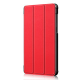 Lenovo Tab E7 TB-7104 Tri-Fold PU Case Red