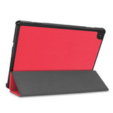Lenovo Tab M10 FHD Rel TB-X605LC Tri-Fold PU Case Red