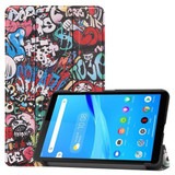 Lenovo Tab M7 TB-7305F Designer Tri-Fold Case Graffiti