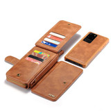 Samsung Galaxy S20 Ultra      Deluxe Zipper Case    Brown