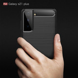 Samsung Galaxy S21 Plus      Carbon Fibre Case    Red