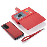 Samsung Galaxy S20 Plus      Zipper Wallet Case    Red